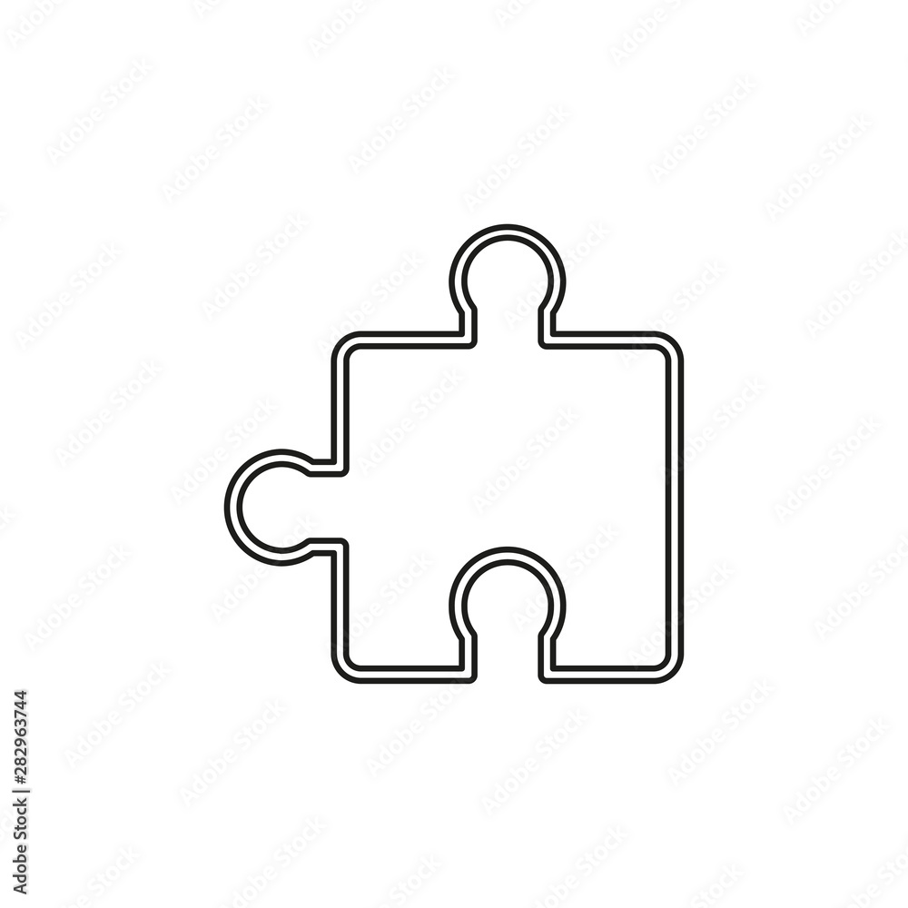 vector puzzle piece illustration - jigsaw vector puzzle piece illustration - jigsaw