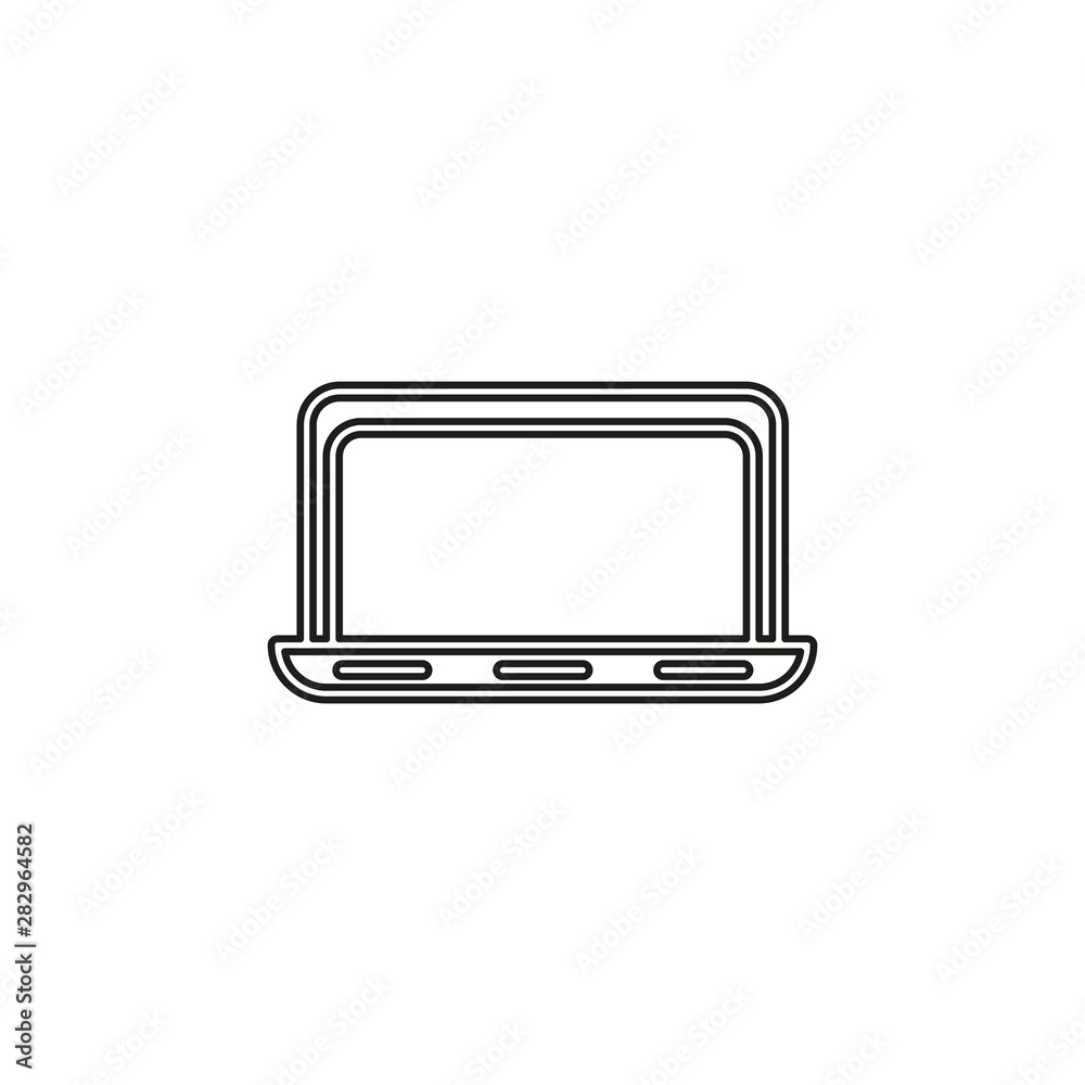 Laptop Icon Vector. flat symbol. Laptop Icon Vector. flat symbol.