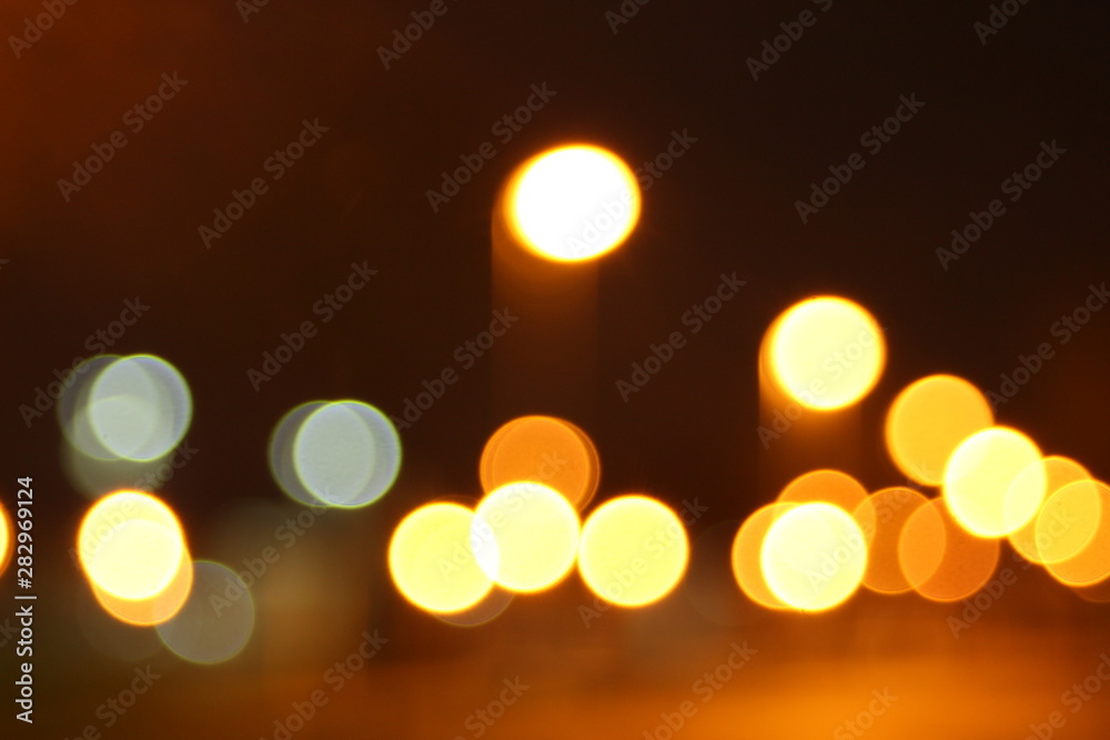 blurred street lights at night blurred street lights at night