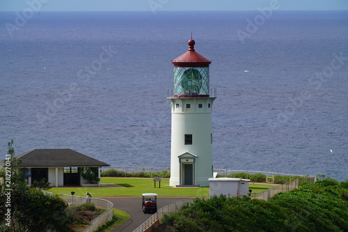 Kīlauea Lighthouse is located on Kīlauea Point on the island of Kauaʻi, Hawaiʻi in the Kīlauea Point National Wildlife Refuge
