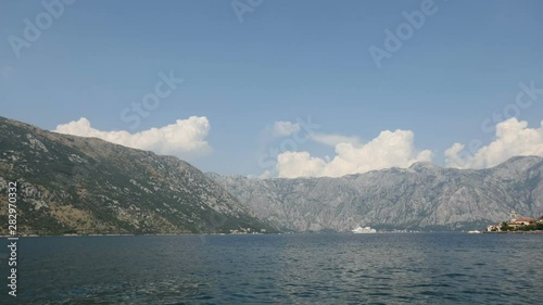 Wallpaper Mural TIME LAPSE of part of the KOTOR BAY with clouds over the hill Torontodigital.ca