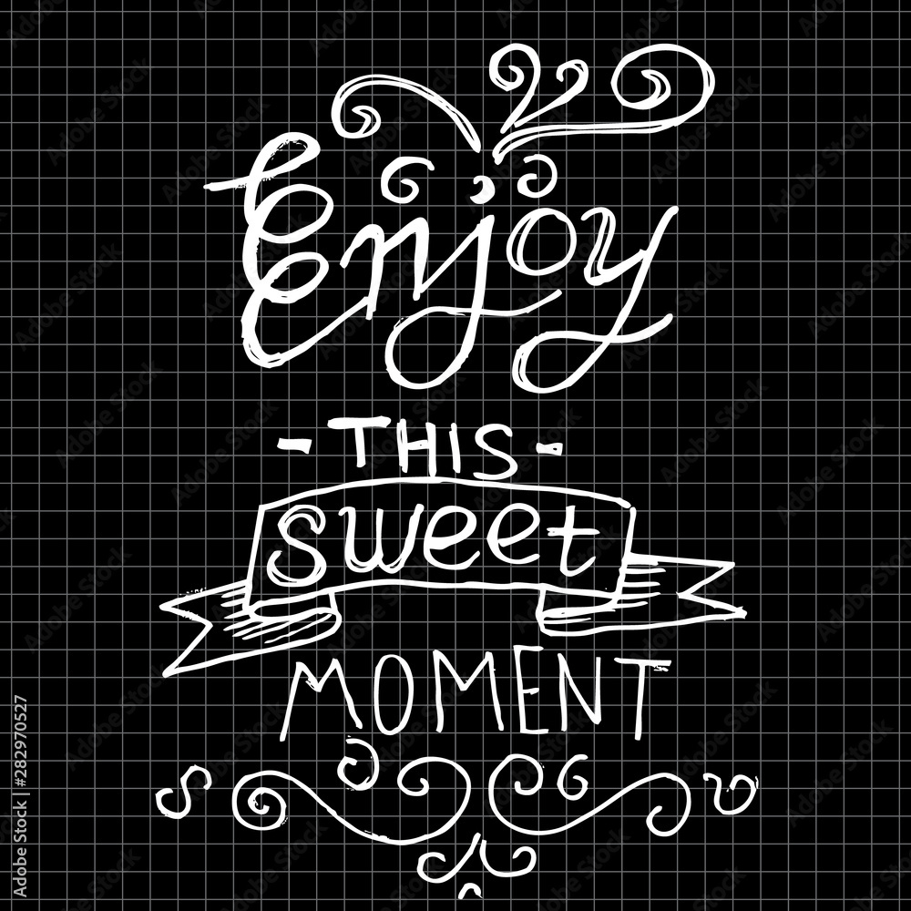 enjoy this sweet moment, doodle