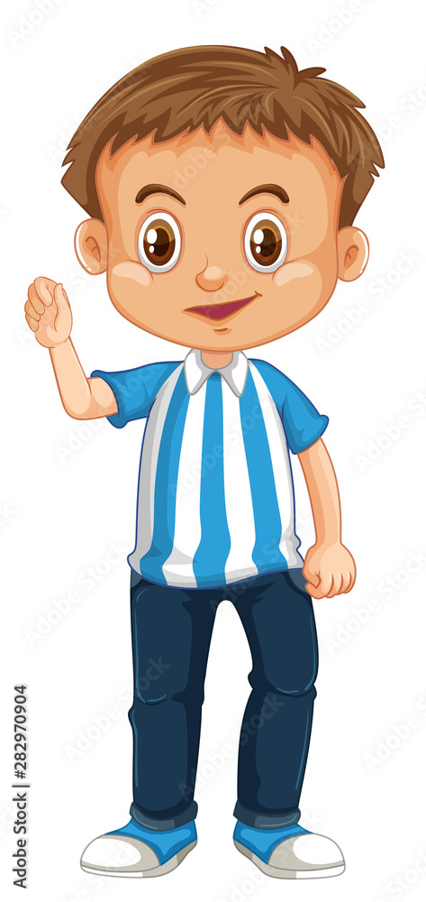 Cute happy smiling child isolated on white background Cute happy smiling child isolated on white background