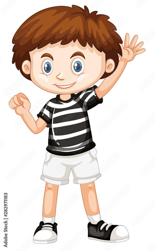 Cute happy smiling child isolated on white background Cute happy smiling child isolated on white background