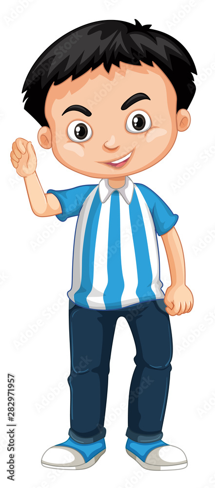 Cute happy smiling child isolated on white background Cute happy smiling child isolated on white background