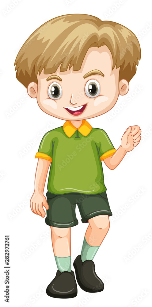 Cute happy smiling child isolated on white background Cute happy smiling child isolated on white background
