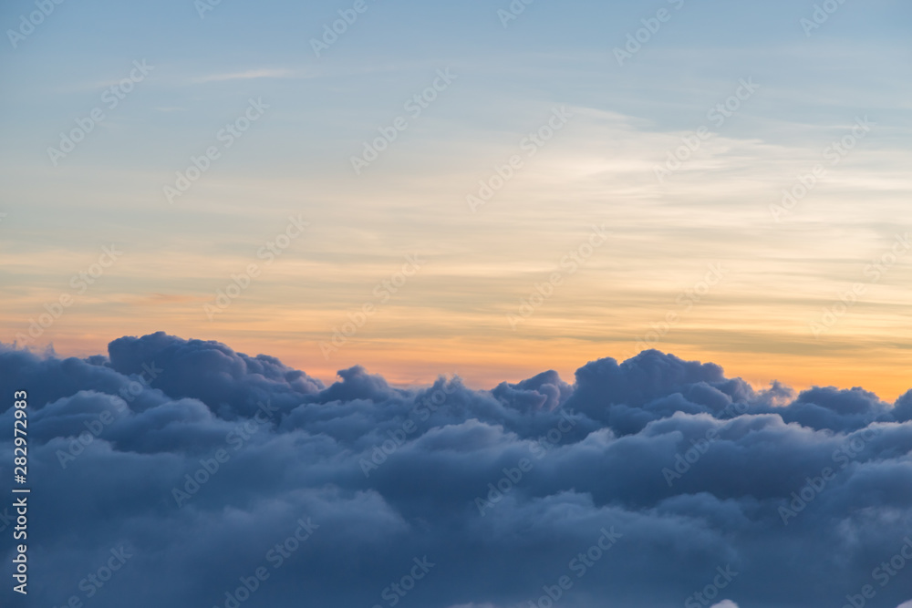 Beautiful sky and clouds before sunset Beautiful sky and clouds before sunset