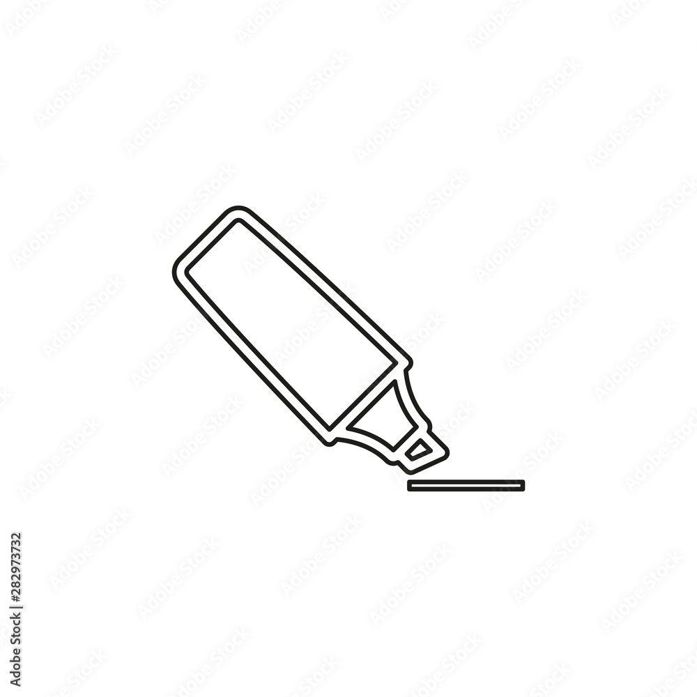 Marker base icon. sign illustration Marker base icon. sign illustration