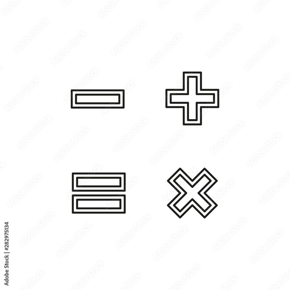 Obraz premium vector Calculator illustration isolated