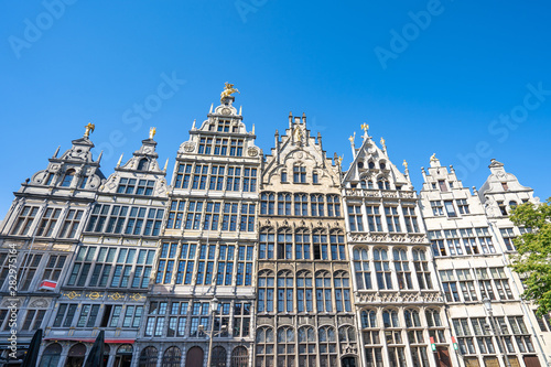 Guildhalls of Antwerp the famous place in Antwerp, Belgium