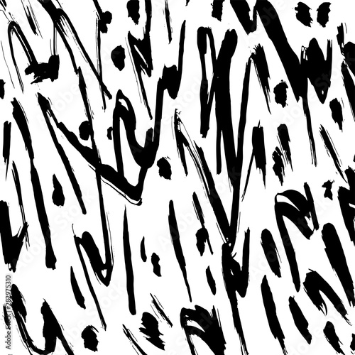 Brush texture pattern. Grunge vector.