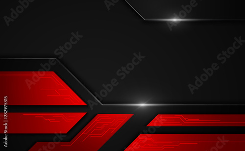 abstract black tech sports concept background eps 10 vector