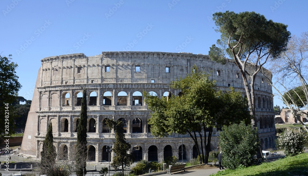 The Colosseum is a symbol of the strength, power and history of Rome. The most beautiful and largest stadium in the ancient world. Built in the first century AD as an amphitheater