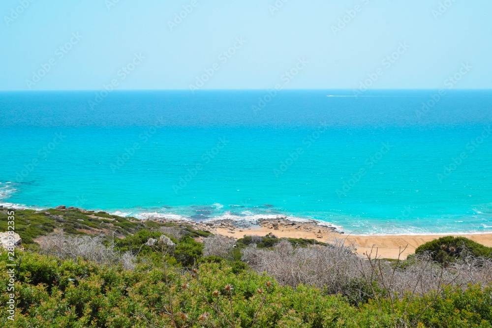 Beautiful mediterranean waves sea, Cyprus Beautiful mediterranean waves sea, Cyprus