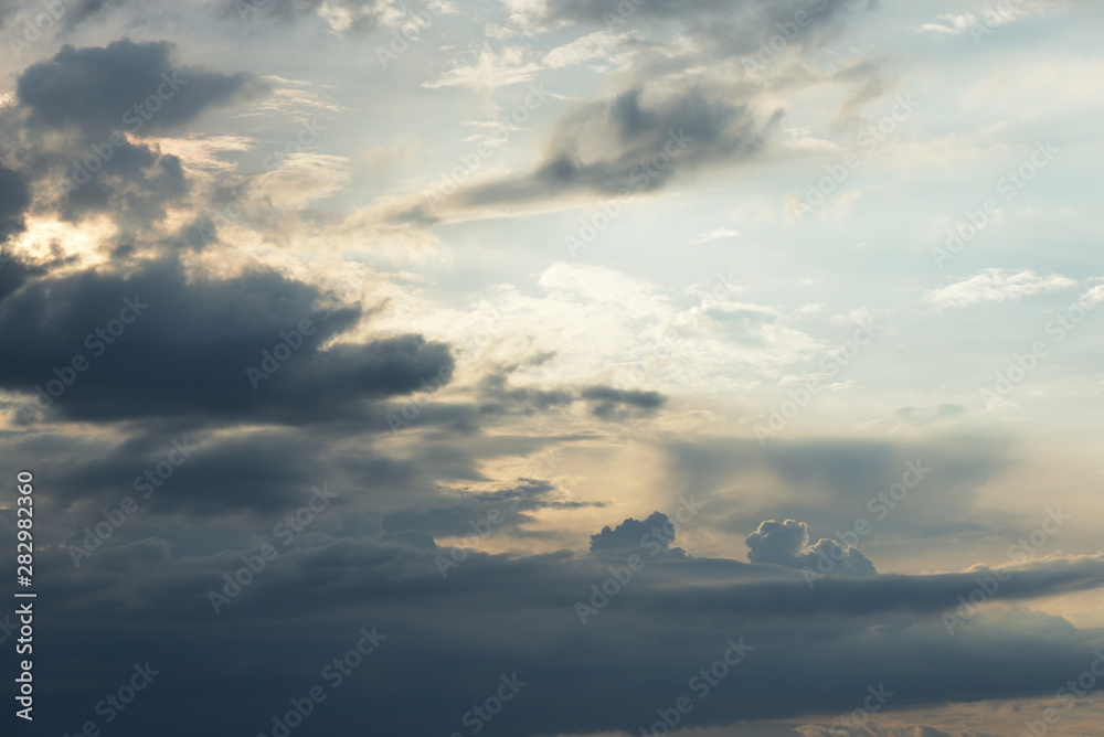 Cloudy sky on a overcast day. Dramatic background Cloudy sky on a overcast day. Dramatic background