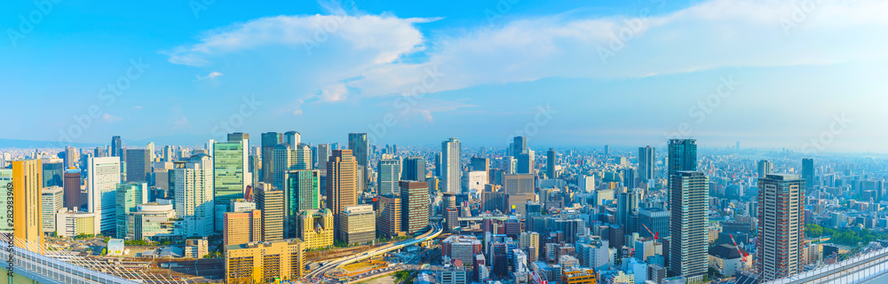 大阪・都市風景・パノラマ