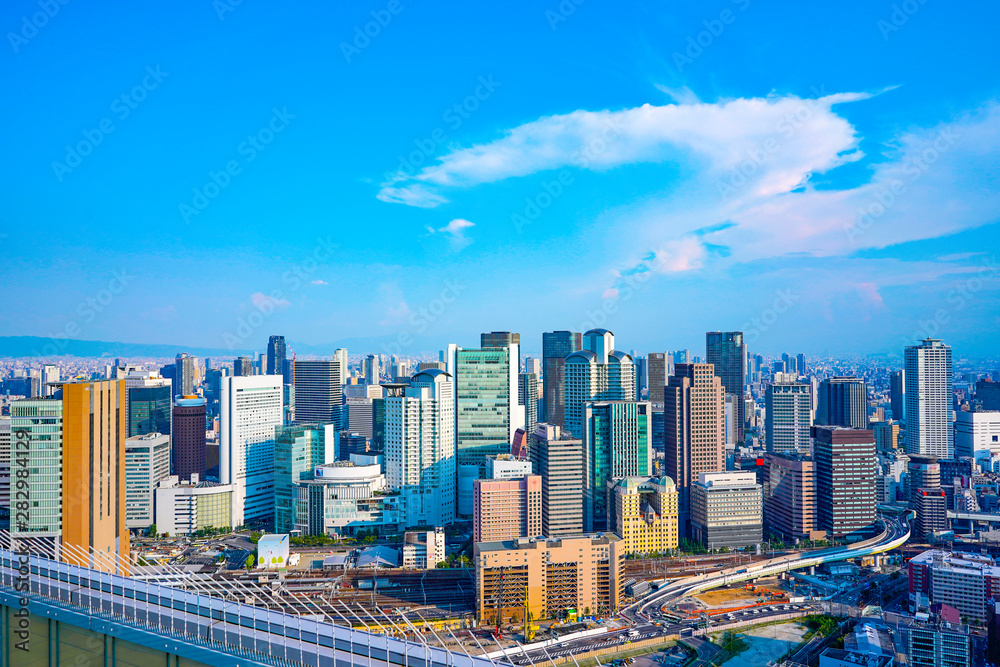 Fototapeta premium 大阪・都市風景