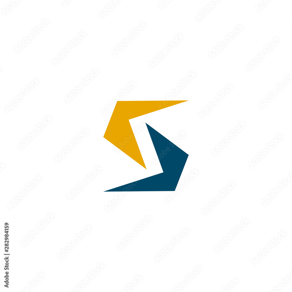 S letter initial logo design vector template S letter initial logo design vector template