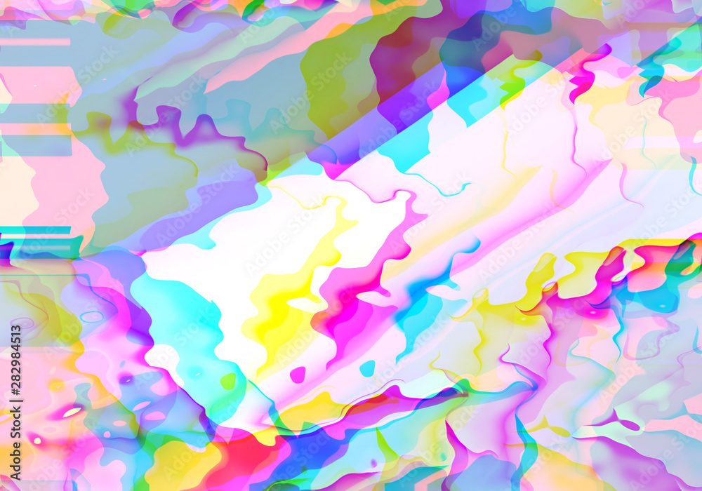 Abstract background with vibratn colorful ripple with color shift
