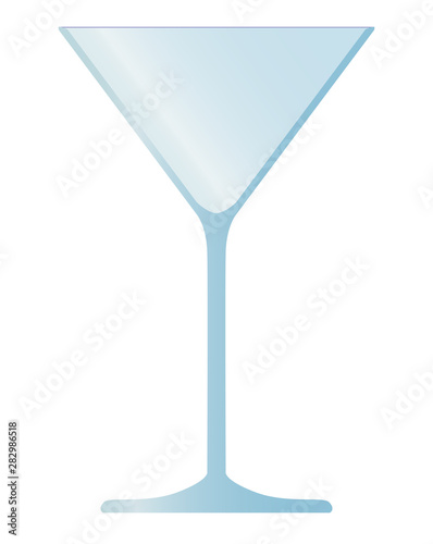 Empty Cocktail Glass