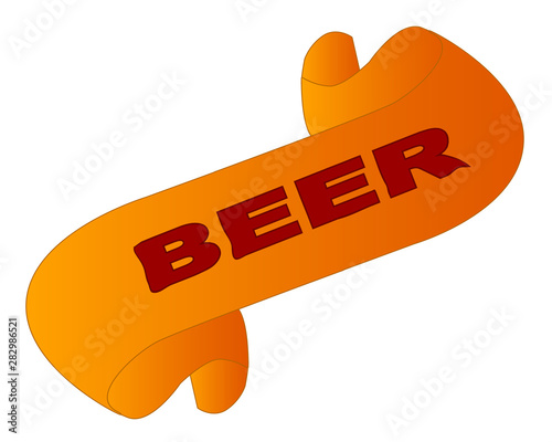 Beer Alcohol Scroll
