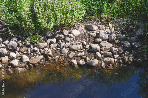 water and stones photo