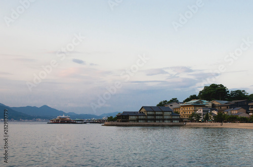 Calm and quiet landscape scenery in Japan