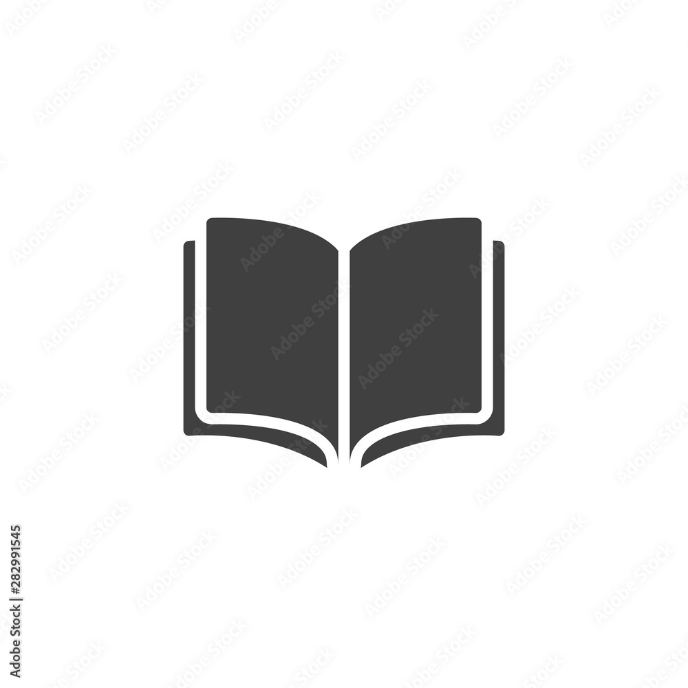 Booklet pages vector icon. filled flat sign for mobile concept and web design. Open book glyph icon. Symbol, logo illustration. Vector graphics Booklet pages vector icon. filled flat sign for mobile concept and web design. Open book glyph icon. Symbol, logo illustration. Vector graphics