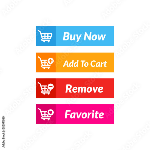 buy now button vector design. online shop icon material design