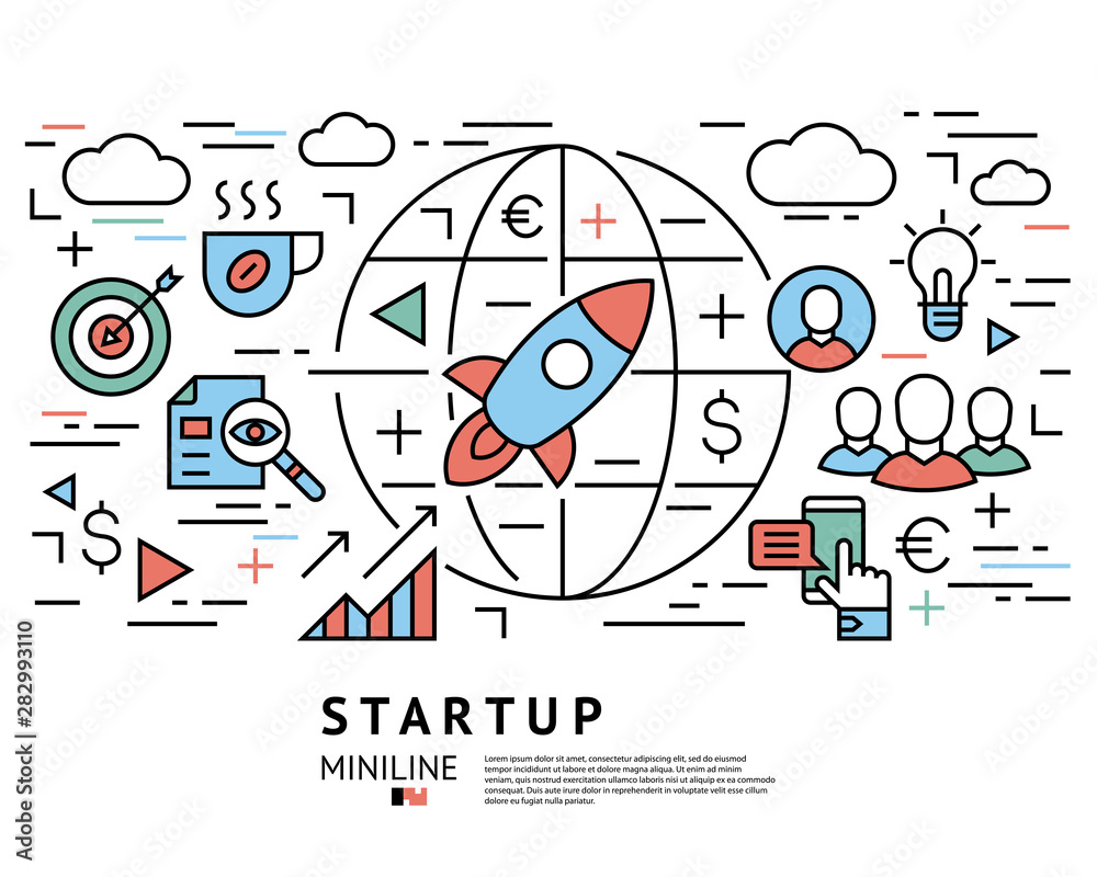 Fototapeta premium project startup planning communication teamwork