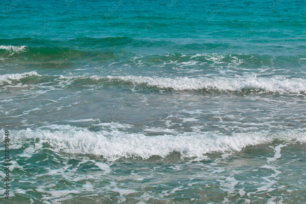 Beautiful mediterranean waves sea, Cyprus Beautiful mediterranean waves sea, Cyprus