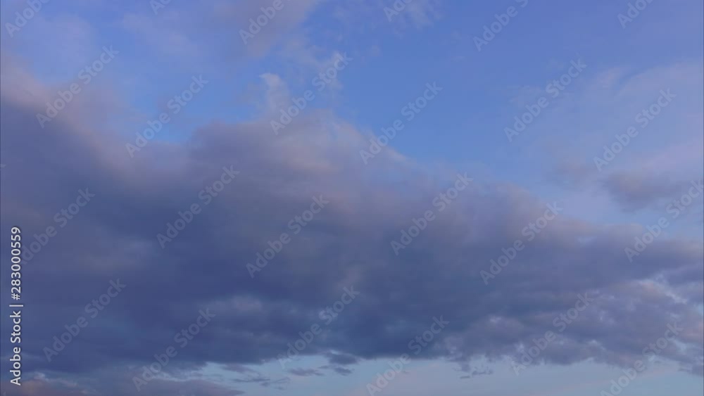 Shooting of clouds in the sky. Time lapse. Shooting of clouds in the sky. Time lapse.