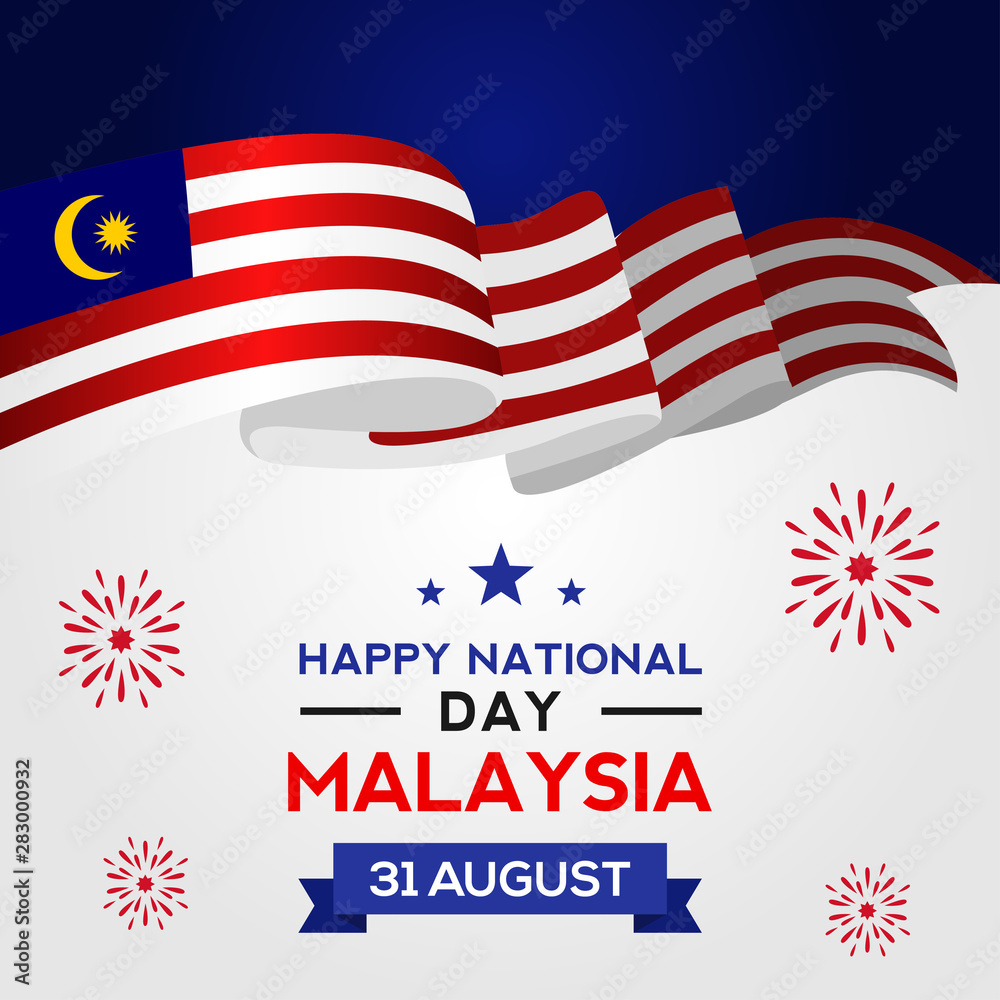 Malaysia Independence Day Vector Design Template