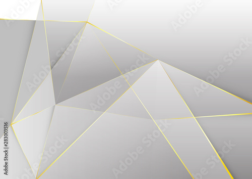 White and grey background. Corporate technology modern design. Pattern style geometric. Abstract modern background used about technology or product presentation backdrop. Vector illustration.