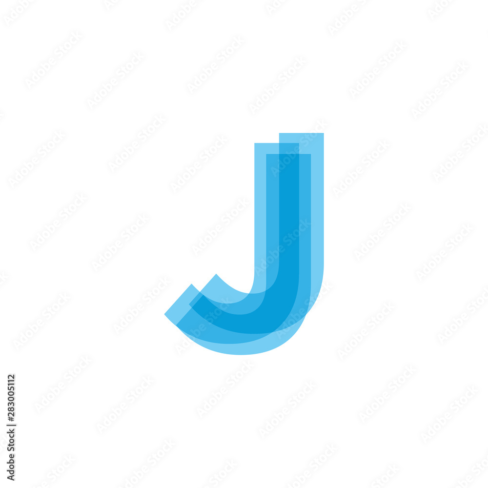 Initial Letters J Logo Design Vector