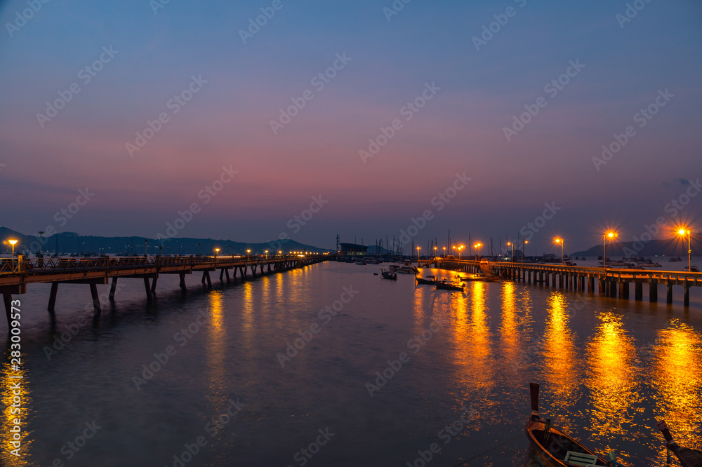 Chalong bay very important for travel business it is a center for all boat and yacht marina there have two piers  for transport service tourists.Chalong marina is a center for intense boating activity