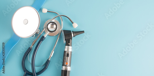 Instrument for check  ear nose throat by ENT doctor.