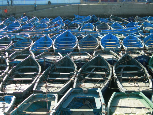 Fishing boats in Essaouira-Morocco