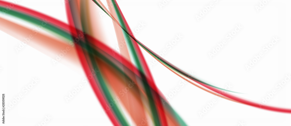 Trendy abstract wave blur pattern, multicolored lines on white background for wallpaper design. Colorful background vector. Creative vector element. Trendy abstract wave blur pattern, multicolored lines on white background for wallpaper design. Colorful background vector. Creative vector element.