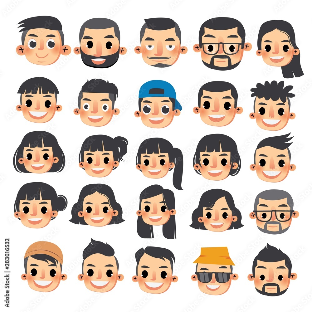 The character set of men and women The character set of men and women