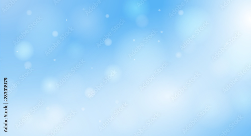 light blue colored bokeh background with glowing circular shapes vector illustration light blue colored bokeh background with glowing circular shapes vector illustration