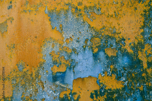 Rusty metal texture as industrial abstract background.