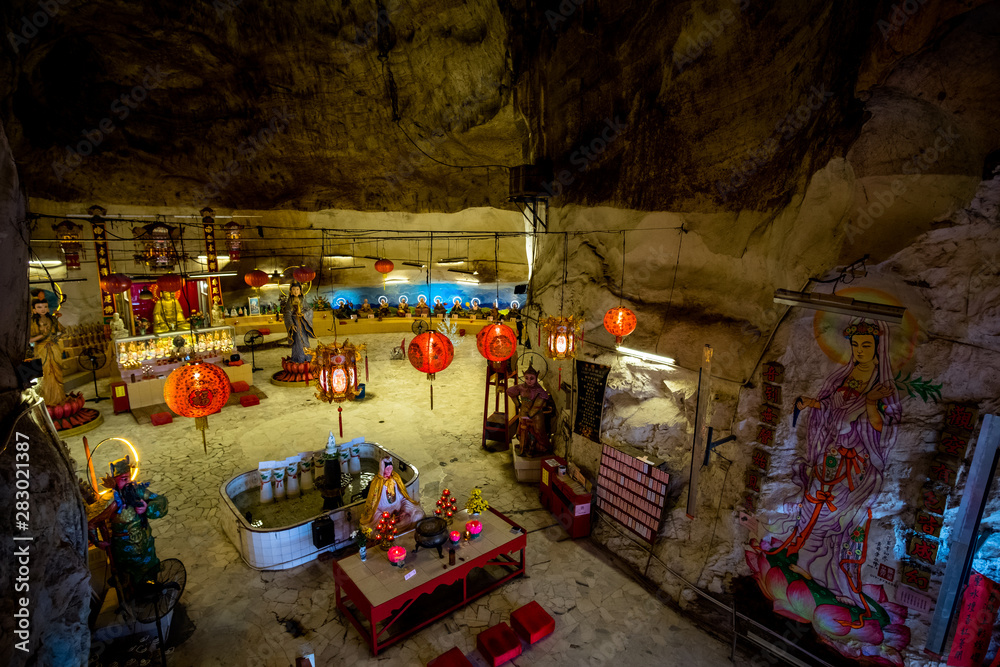 Obraz premium Malaysia, Perak, Ipoh, Temple caves.