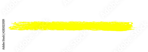 Hintergrund Markierung gelb - gemalt mit einem Pinsel