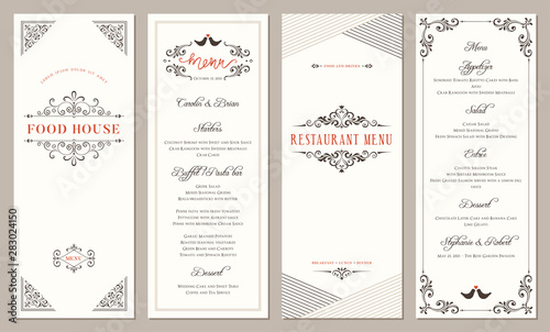 Vertical classic templates.