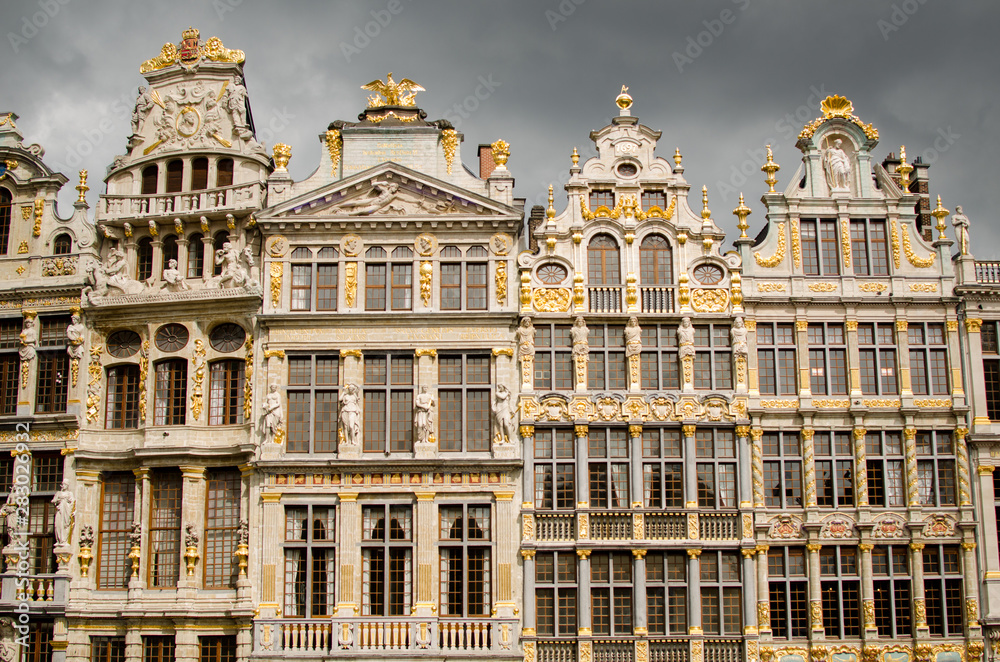 Brussels palaces on the Grand Place