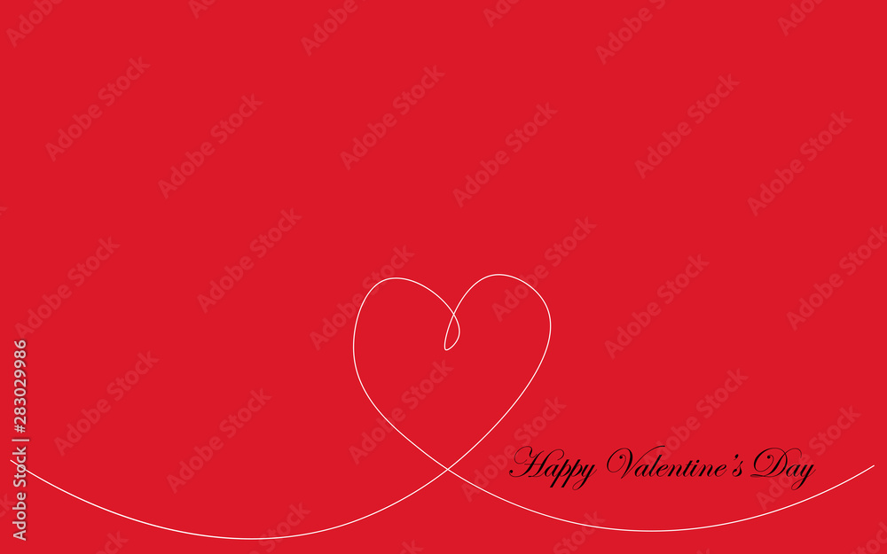 Valentine day background vector illustration