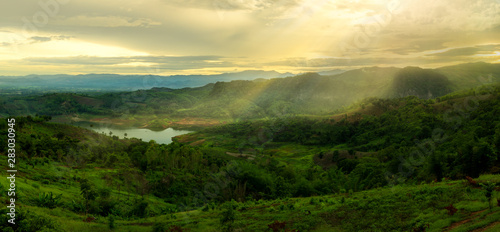 Nature, evening, photography, landscapes, mountains, Chiang Rai