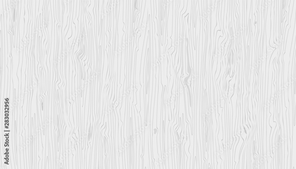 Vector light gray wooden texture. Hand drawn natural graun wood background