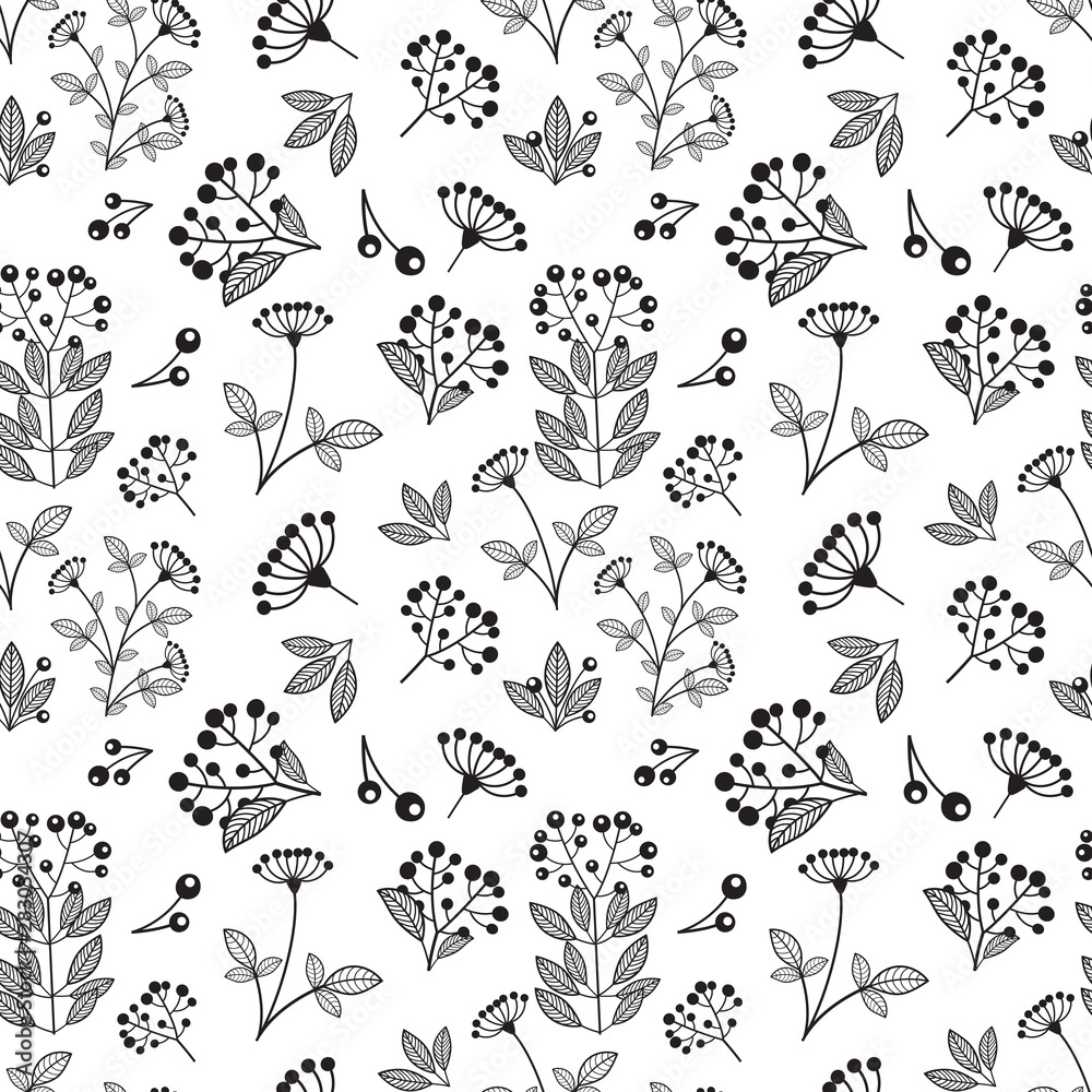 Fototapeta premium black and white pattern